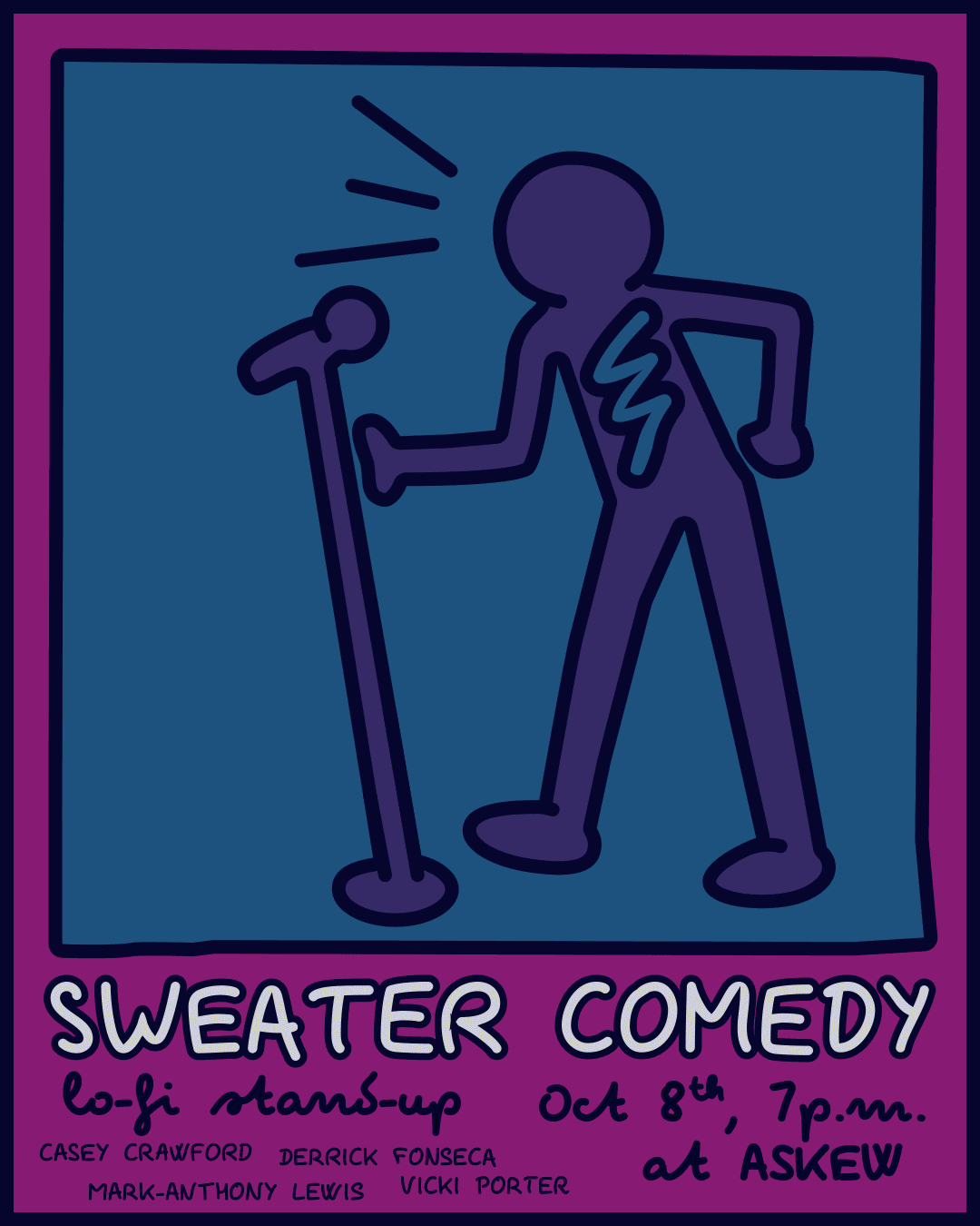 October 8th, 2023 show at Askew poster